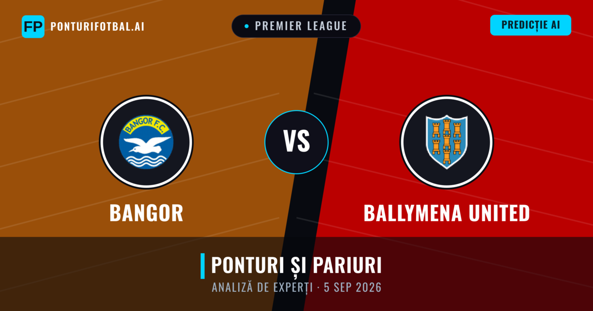 Bangor vs Ballymena United — pronostic și avancronică meci