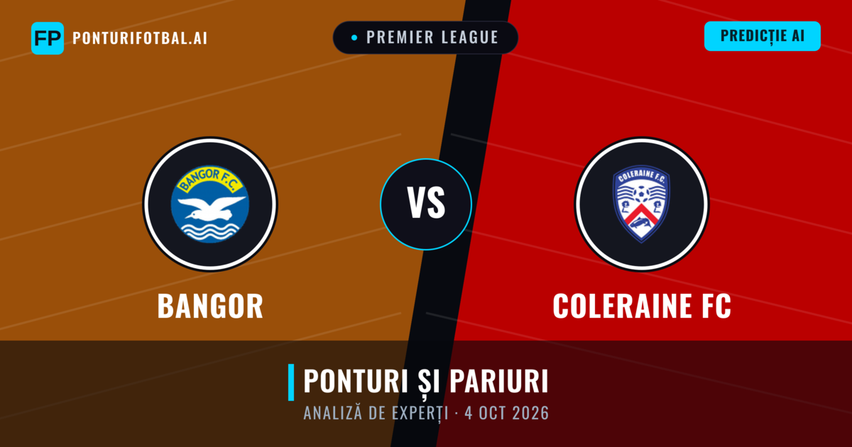 Bangor vs Coleraine FC — pronostic și avancronică meci