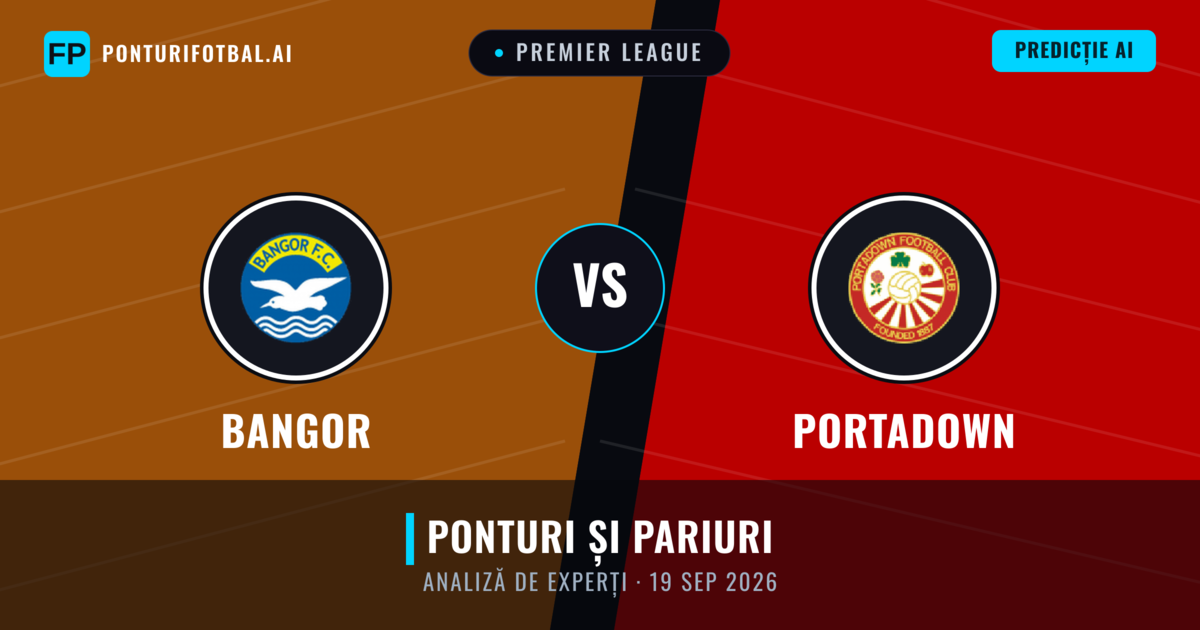Bangor vs Portadown — pronostic și avancronică meci