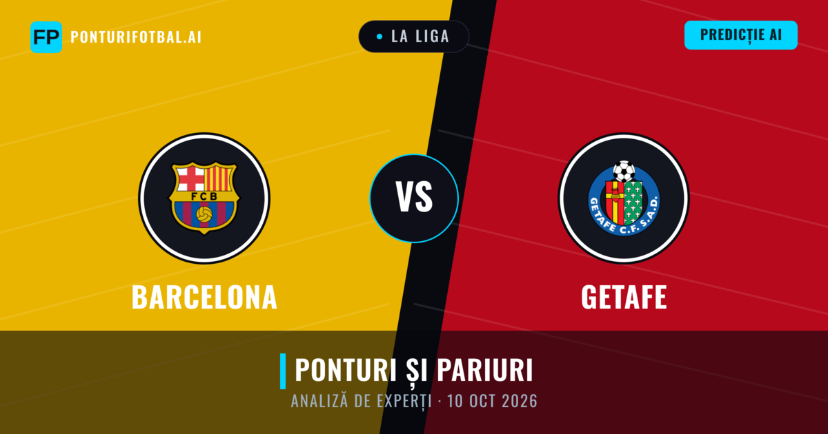Barcelona vs Getafe — pronostic și avancronică meci