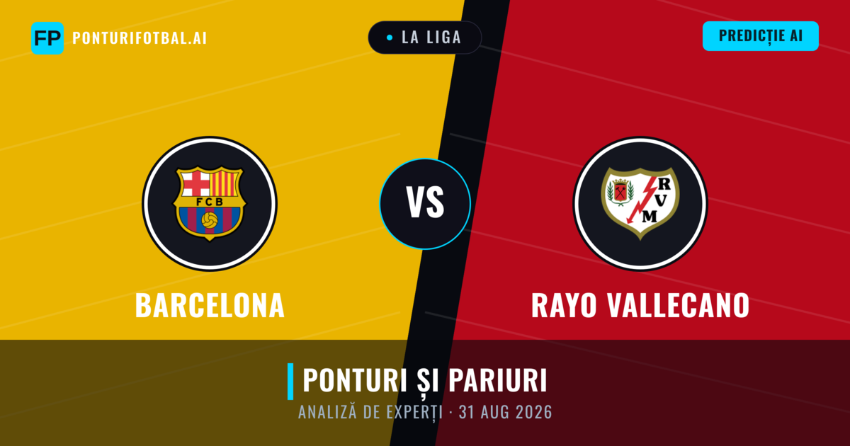 Barcelona vs Rayo Vallecano — pronostic și avancronică meci