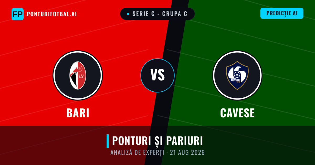 Bari vs Cavese — pronostic și avancronică meci