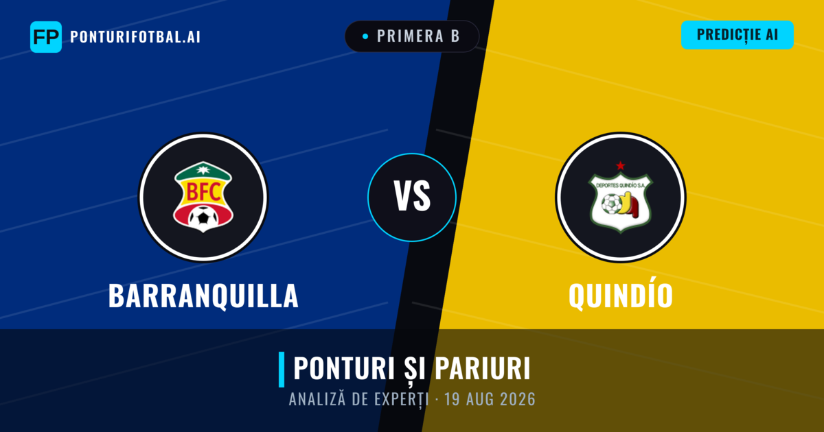 Barranquilla vs Quindío — pronostic și avancronică meci