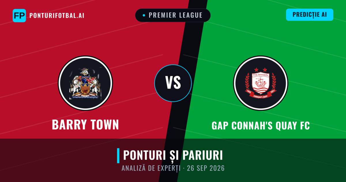 Barry Town vs GAP Connah's Quay FC — pronostic și avancronică meci