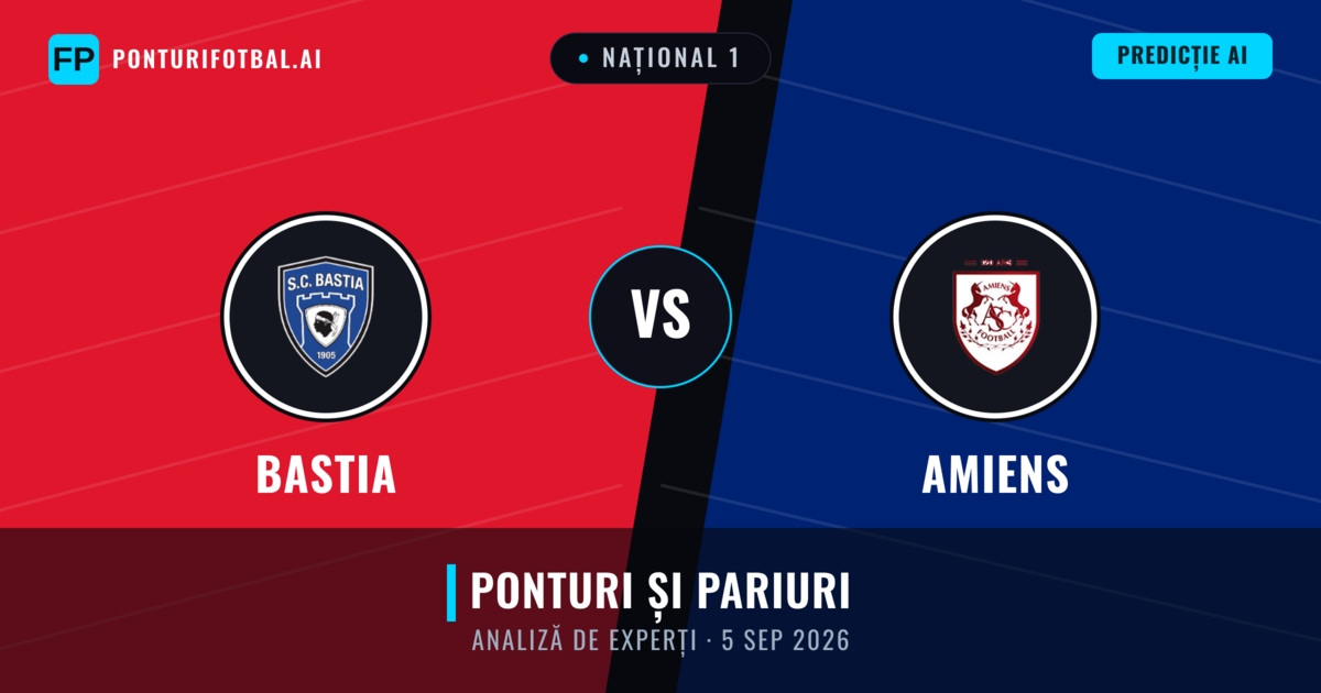 Bastia vs Amiens — pronostic și avancronică meci