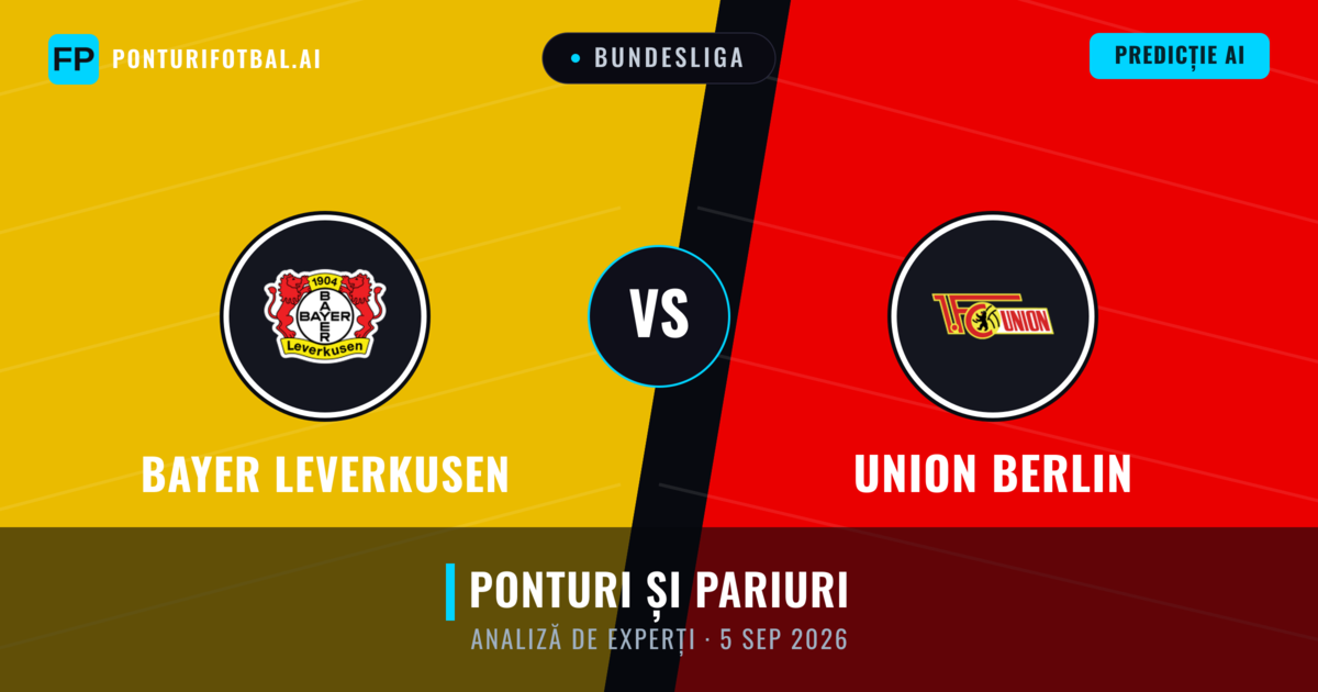 Bayer Leverkusen vs Union Berlin — pronostic și avancronică meci