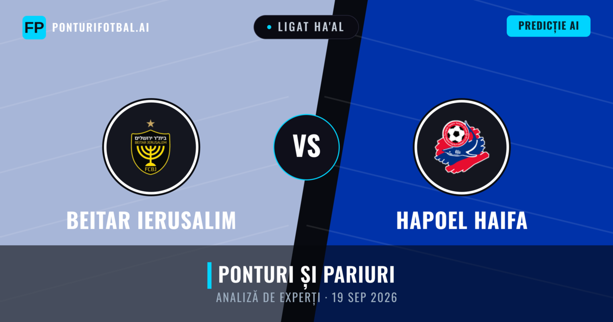 Beitar Ierusalim vs Hapoel Haifa — pronostic și avancronică meci