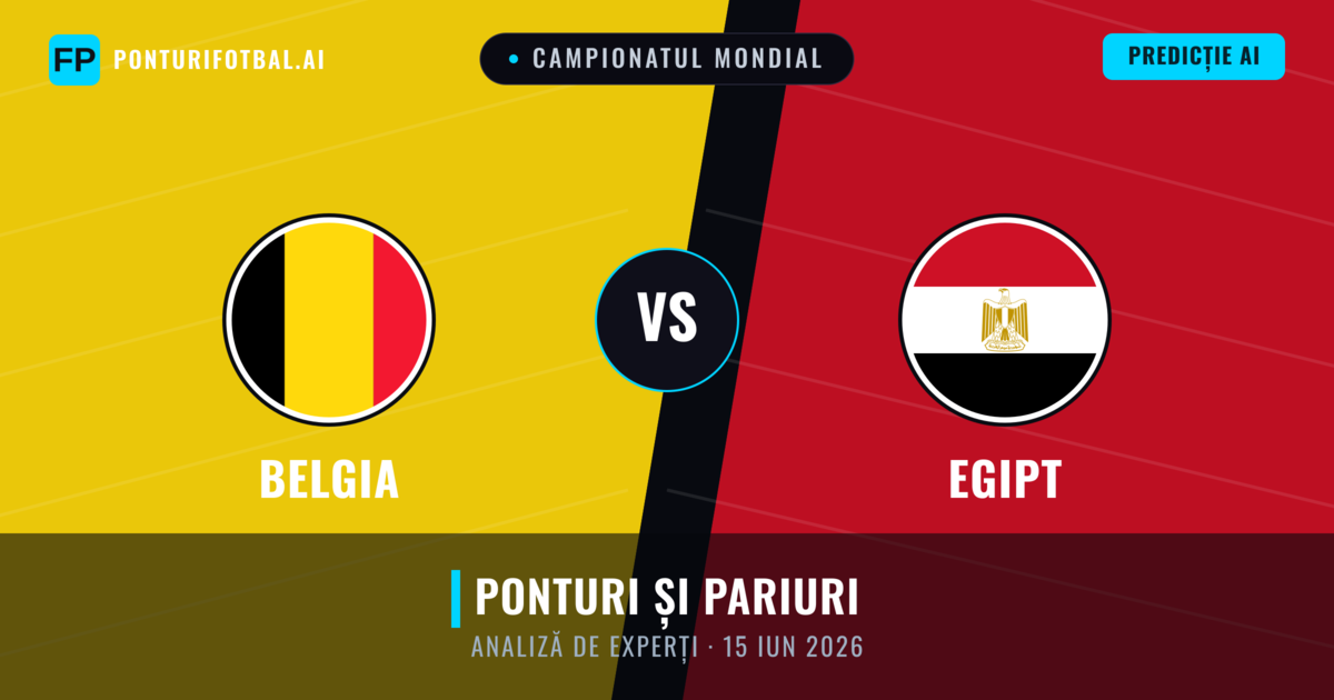 Belgia vs Egipt — pronostic și avancronică meci