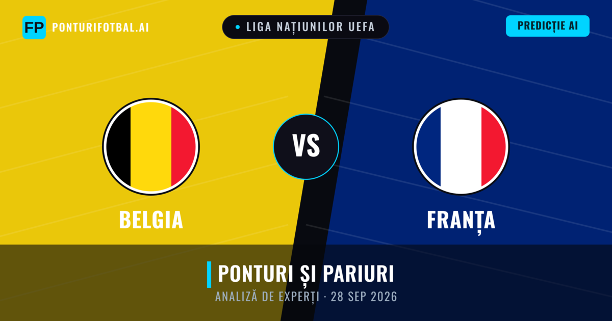 Belgia vs Franța — pronostic și avancronică meci