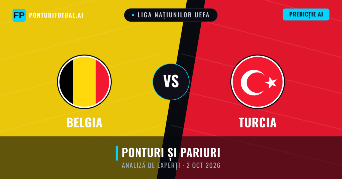Belgia vs Turcia — pronostic și avancronică meci
