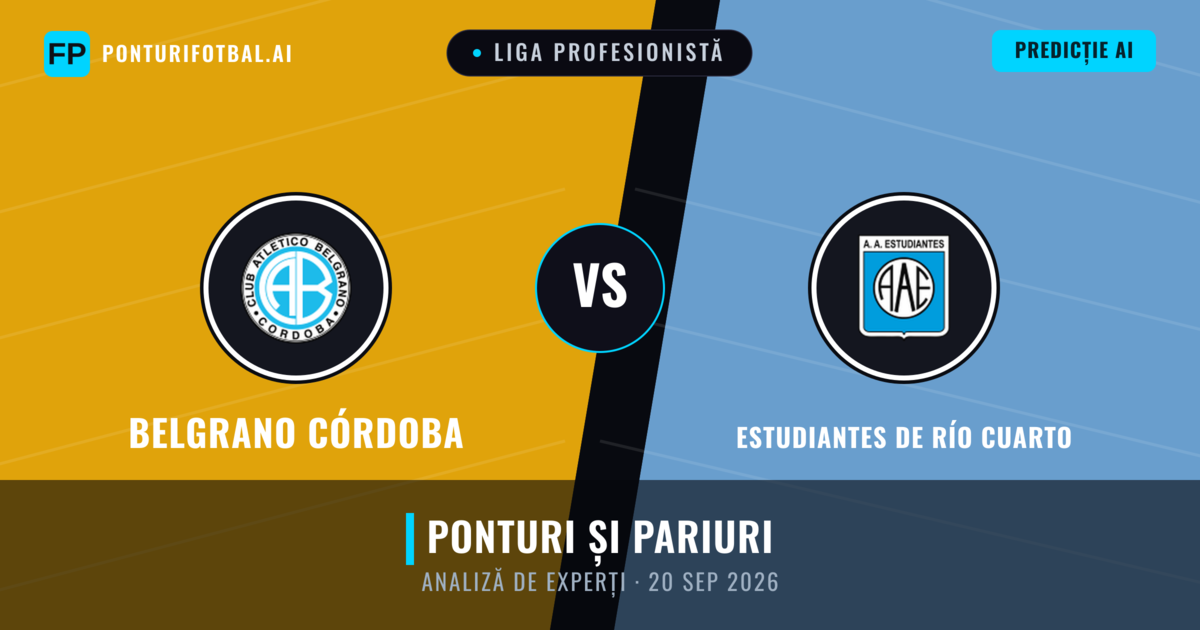 Belgrano Córdoba vs Estudiantes de Río Cuarto — pronostic și avancronică meci
