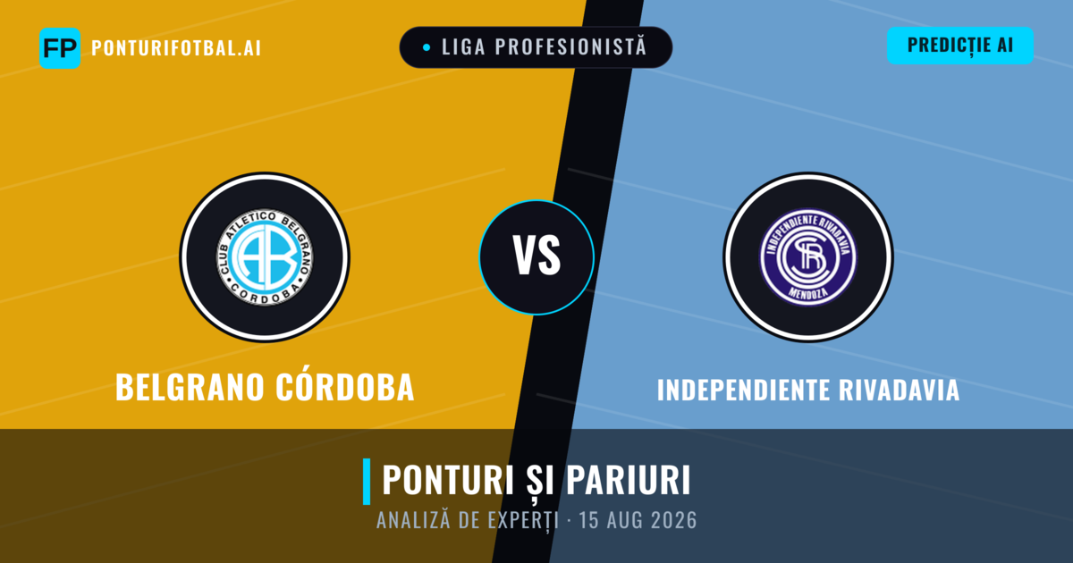 Belgrano Córdoba vs Independiente Rivadavia — pronostic și avancronică meci