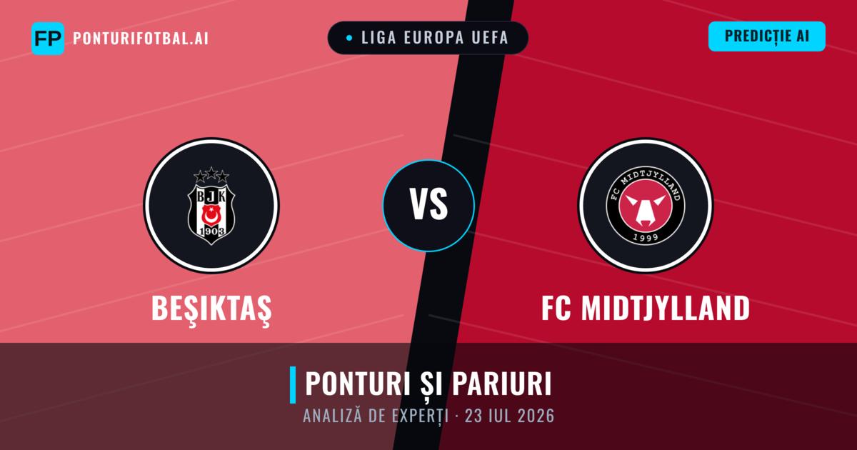 Beşiktaş vs FC Midtjylland — pronostic și avancronică meci