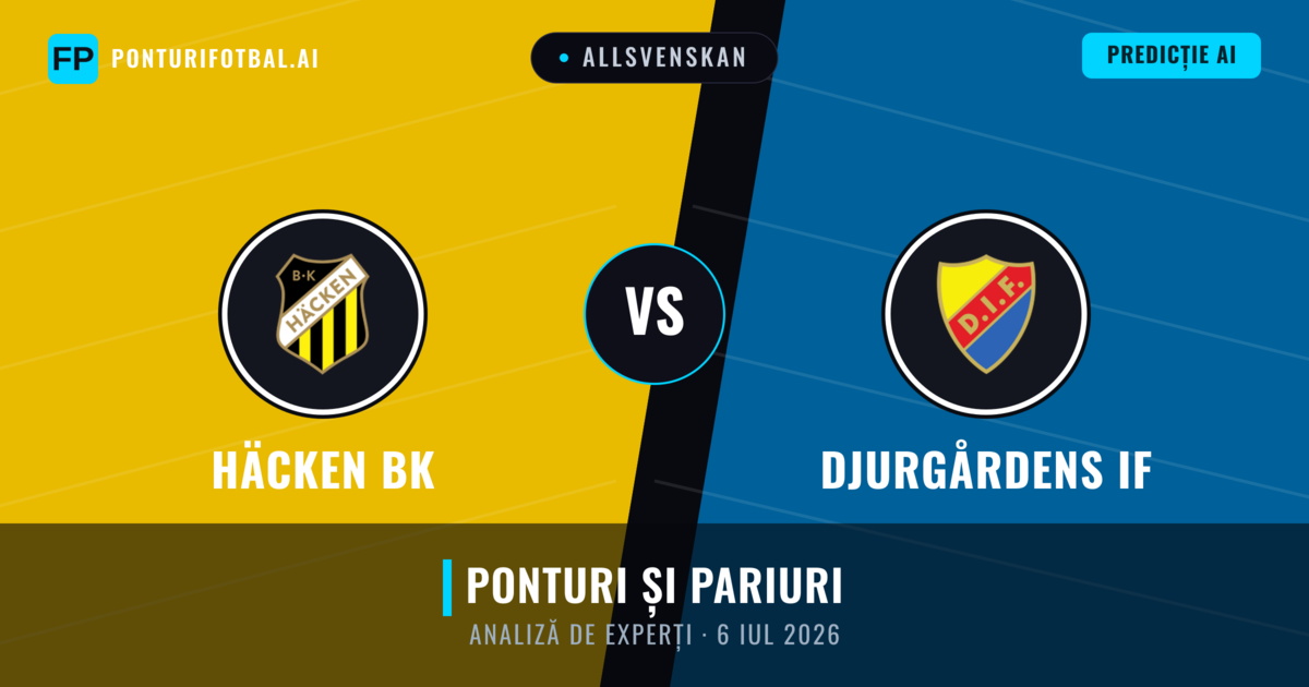 Häcken BK vs Djurgårdens IF — pronostic și avancronică meci