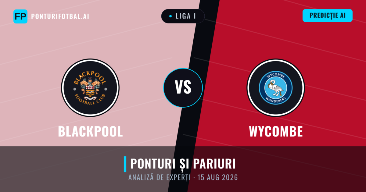 Blackpool vs Wycombe — pronostic și avancronică meci