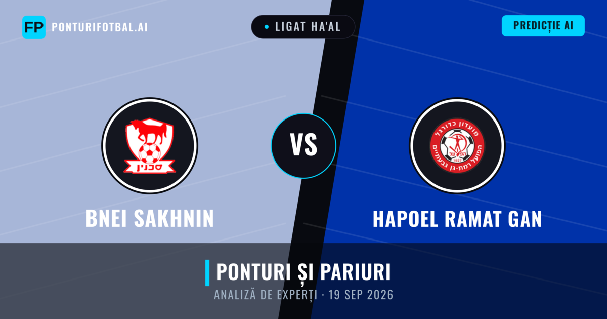 Bnei Sakhnin vs Hapoel Ramat Gan — pronostic și avancronică meci
