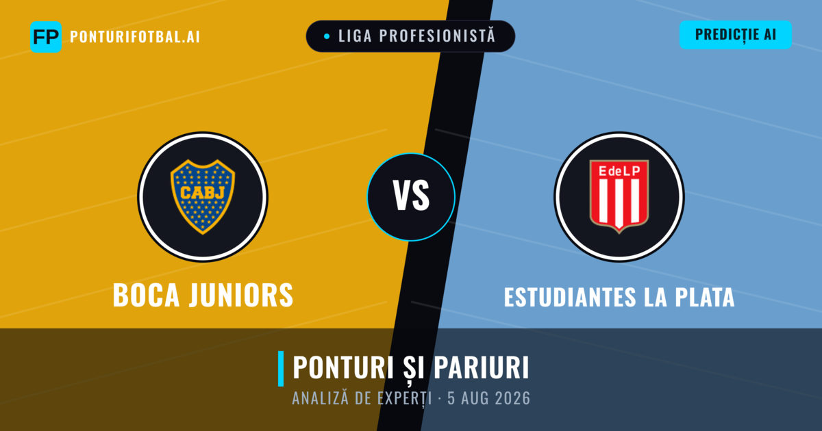 Boca Juniors vs Estudiantes La Plata — pronostic și avancronică meci