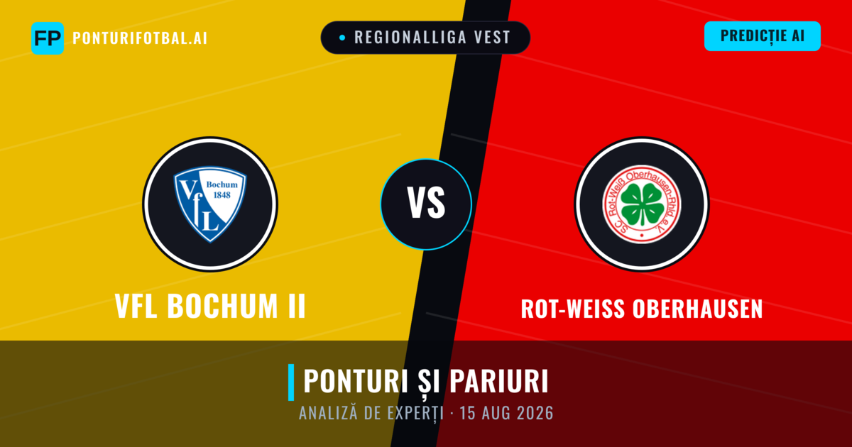 VfL Bochum II vs Rot-Weiss Oberhausen — pronostic și avancronică meci