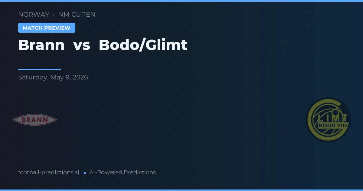 Brann vs Bodø/Glimt — pronostic și avancronică meci