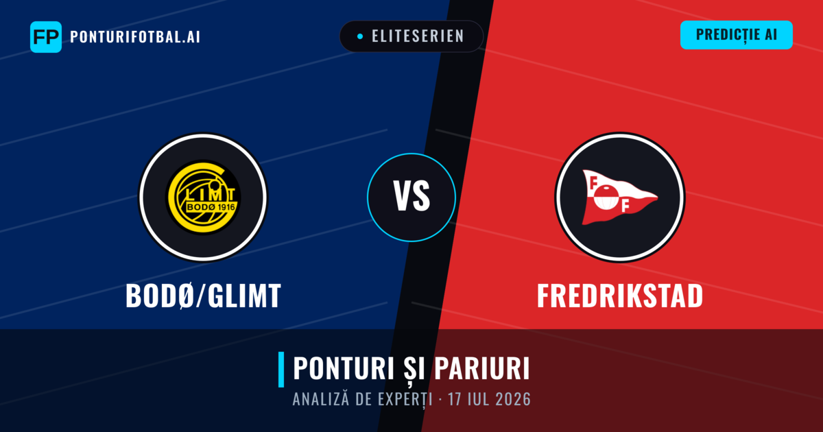 Bodø/Glimt vs Fredrikstad — pronostic și avancronică meci