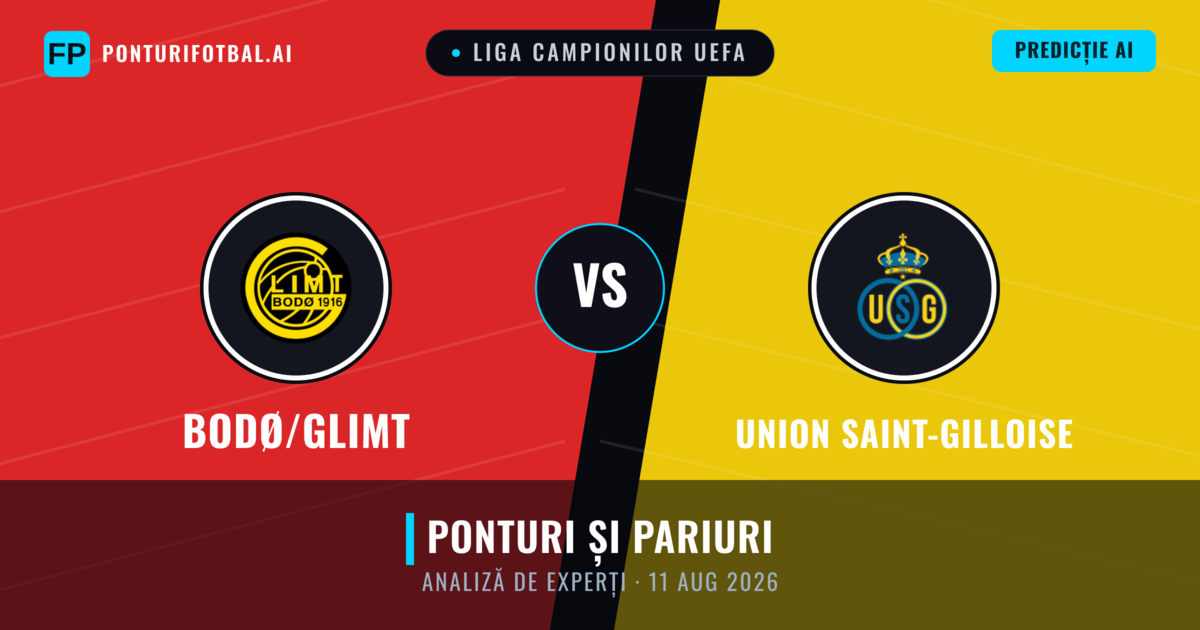 Bodø/Glimt vs Union Saint-Gilloise — pronostic și avancronică meci
