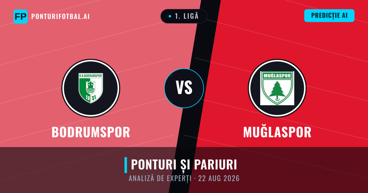 Bodrumspor vs Muğlaspor — pronostic și avancronică meci