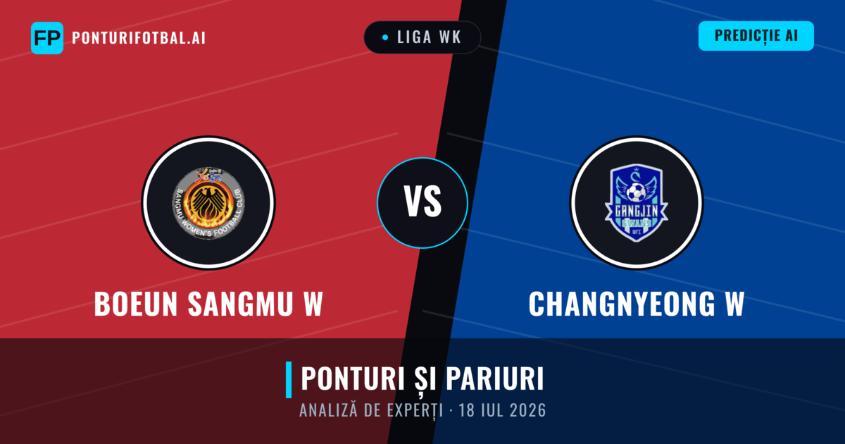 Boeun Sangmu W vs Changnyeong W — pronostic și avancronică meci