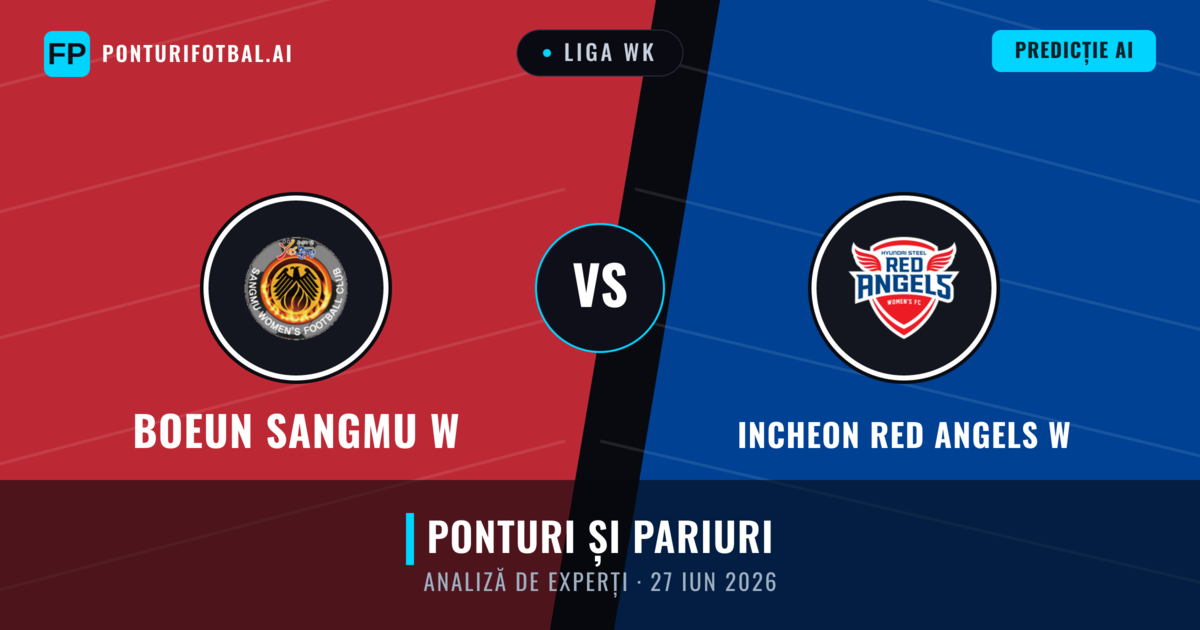 Boeun Sangmu W vs Incheon Red Angels W — pronostic și avancronică meci