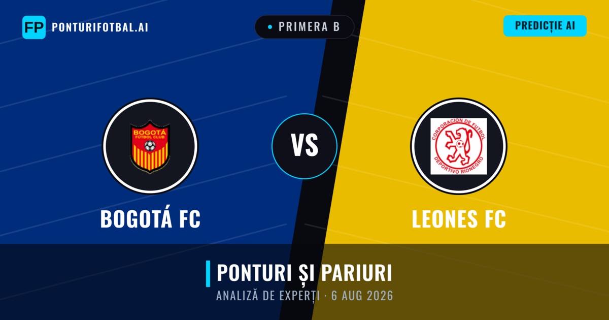 Bogotá FC vs Leones FC — pronostic și avancronică meci