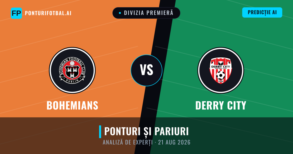 Bohemians vs Derry City — pronostic și avancronică meci
