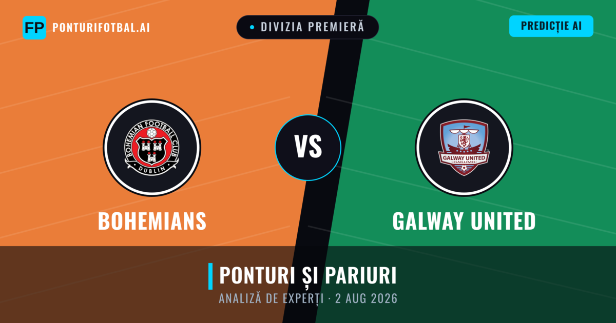 Bohemians vs Galway United — pronostic și avancronică meci
