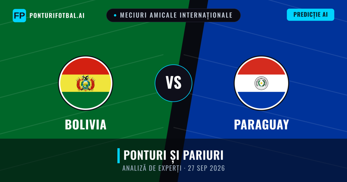 Bolivia vs Paraguay — pronostic și avancronică meci