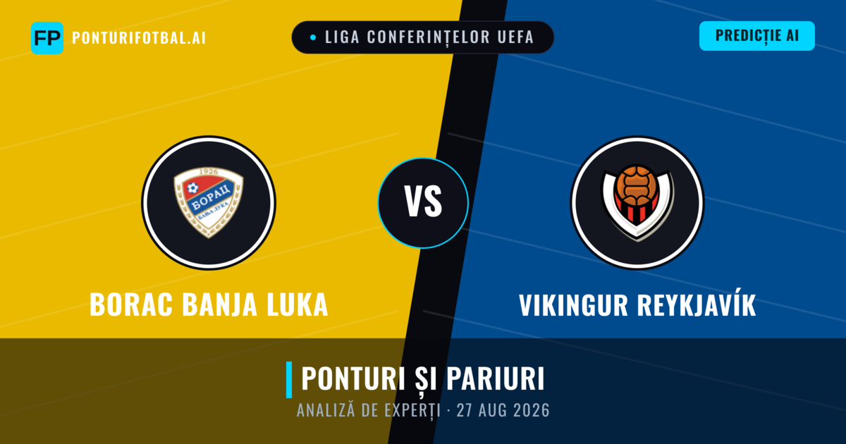 Borac Banja Luka vs Vikingur Reykjavík — pronostic și avancronică meci