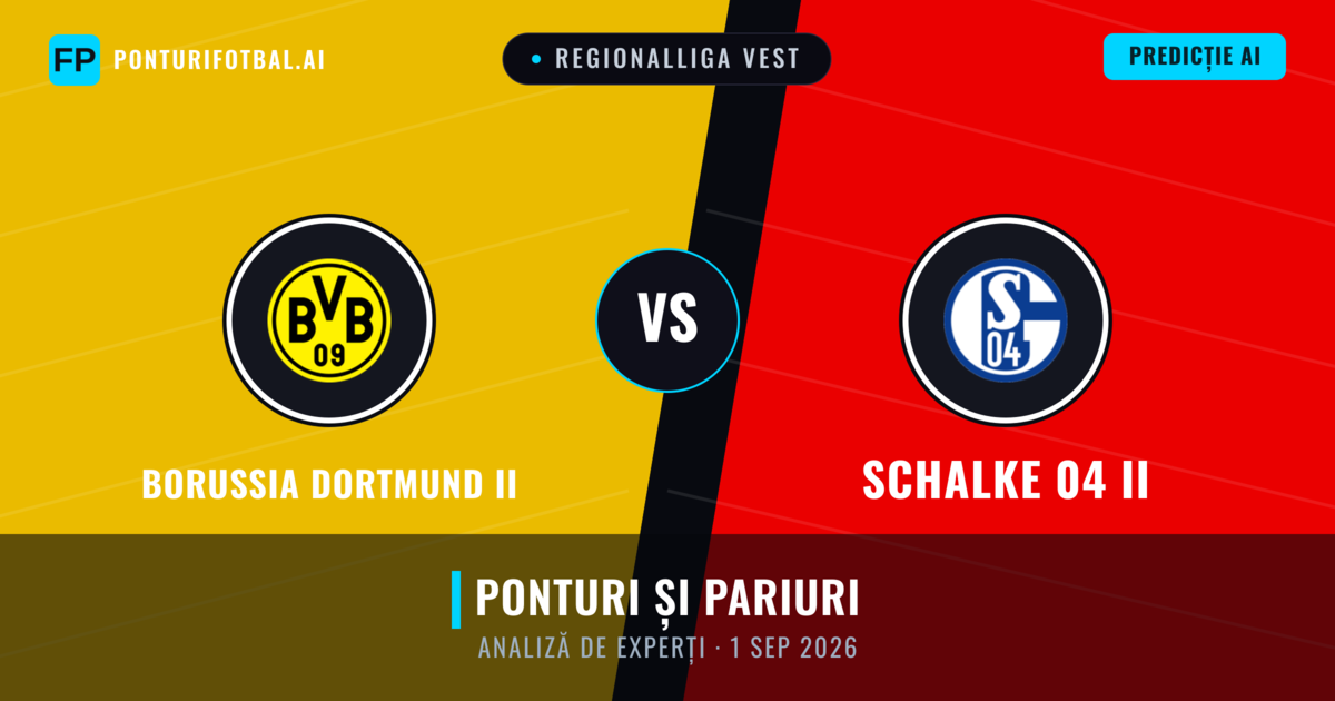 Borussia Dortmund II vs Schalke 04 II — pronostic și avancronică meci