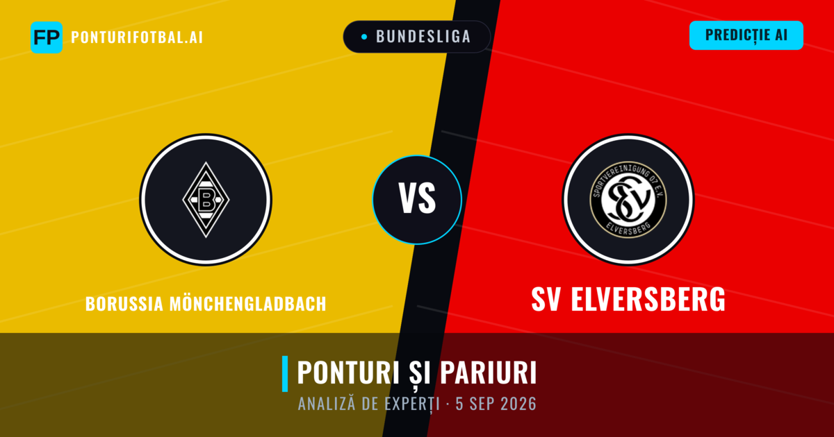 Borussia Mönchengladbach vs SV Elversberg — pronostic și avancronică meci