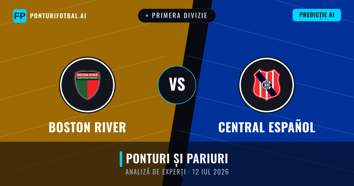Boston River vs Central Español — pronostic și avancronică meci