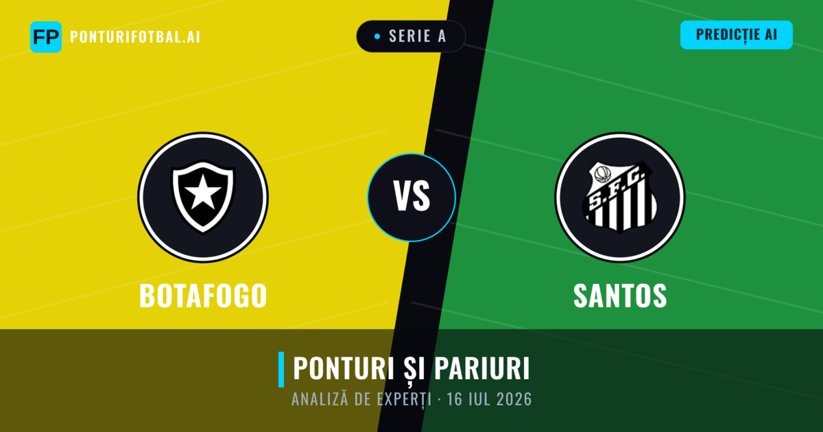 Botafogo vs Santos — pronostic și avancronică meci