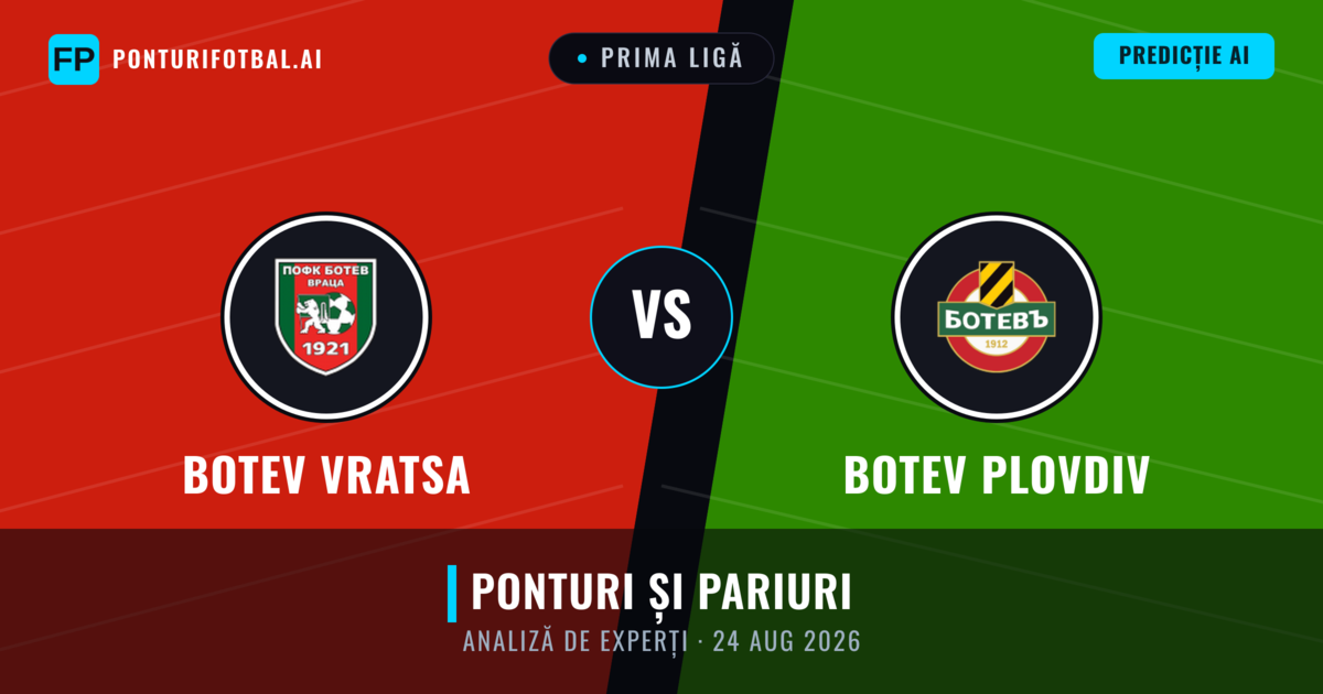 Botev Vratsa vs Botev Plovdiv — pronostic și avancronică meci
