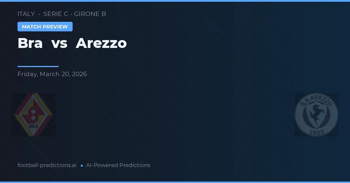 Brahă vs Arezzo — pronostic și avancronică meci