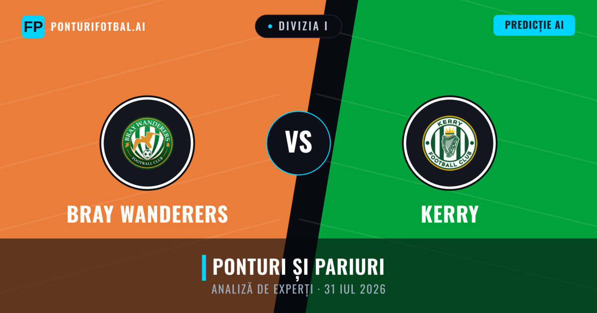 Bray Wanderers vs Kerry — pronostic și avancronică meci