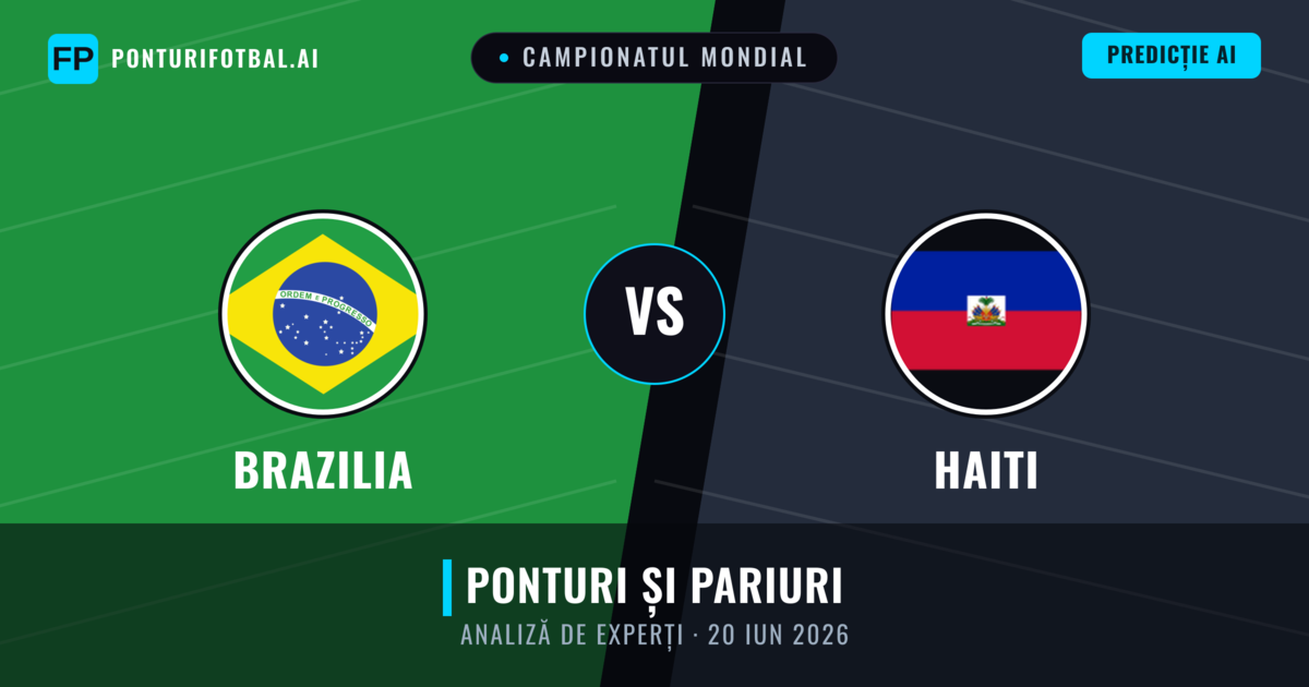 Brazilia vs Haiti — pronostic și avancronică meci