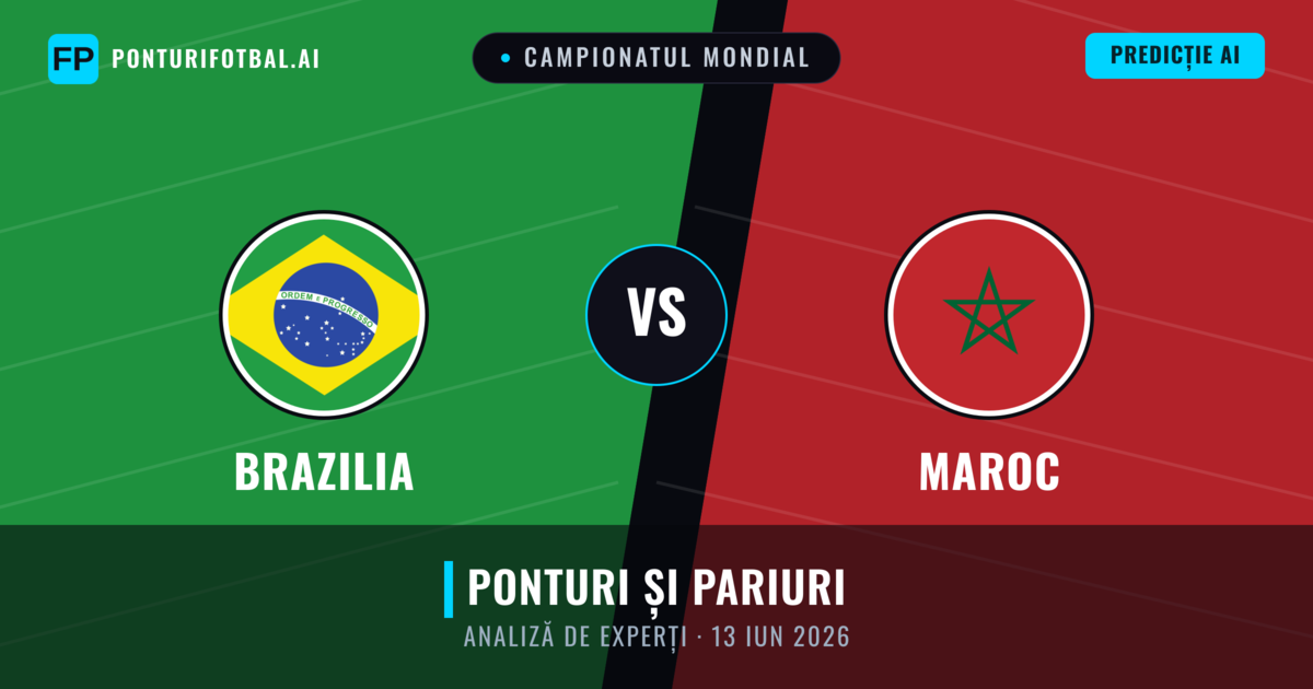 Brazilia vs Maroc — pronostic și avancronică meci