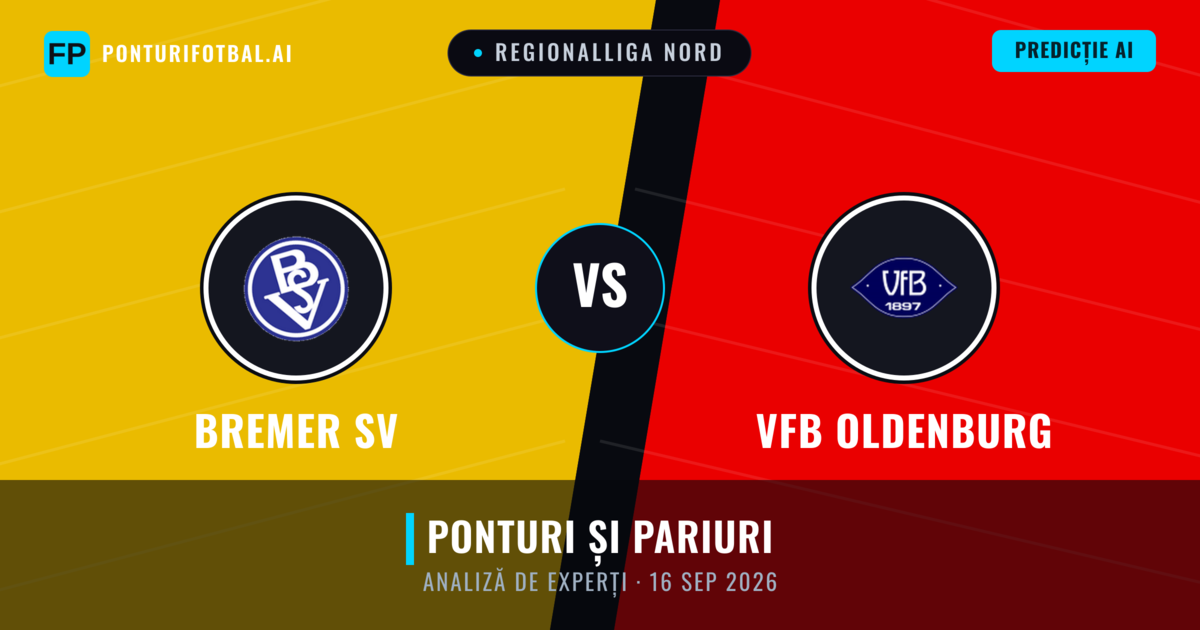Bremer SV vs VfB Oldenburg — pronostic și avancronică meci