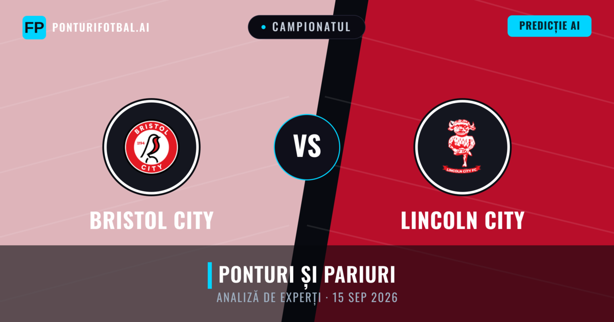 Bristol City vs Lincoln City — pronostic și avancronică meci
