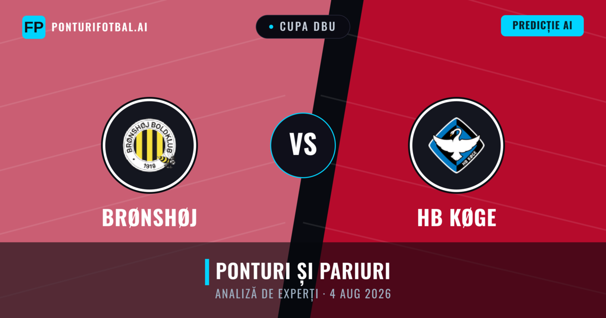 Brønshøj vs HB Køge — pronostic și avancronică meci