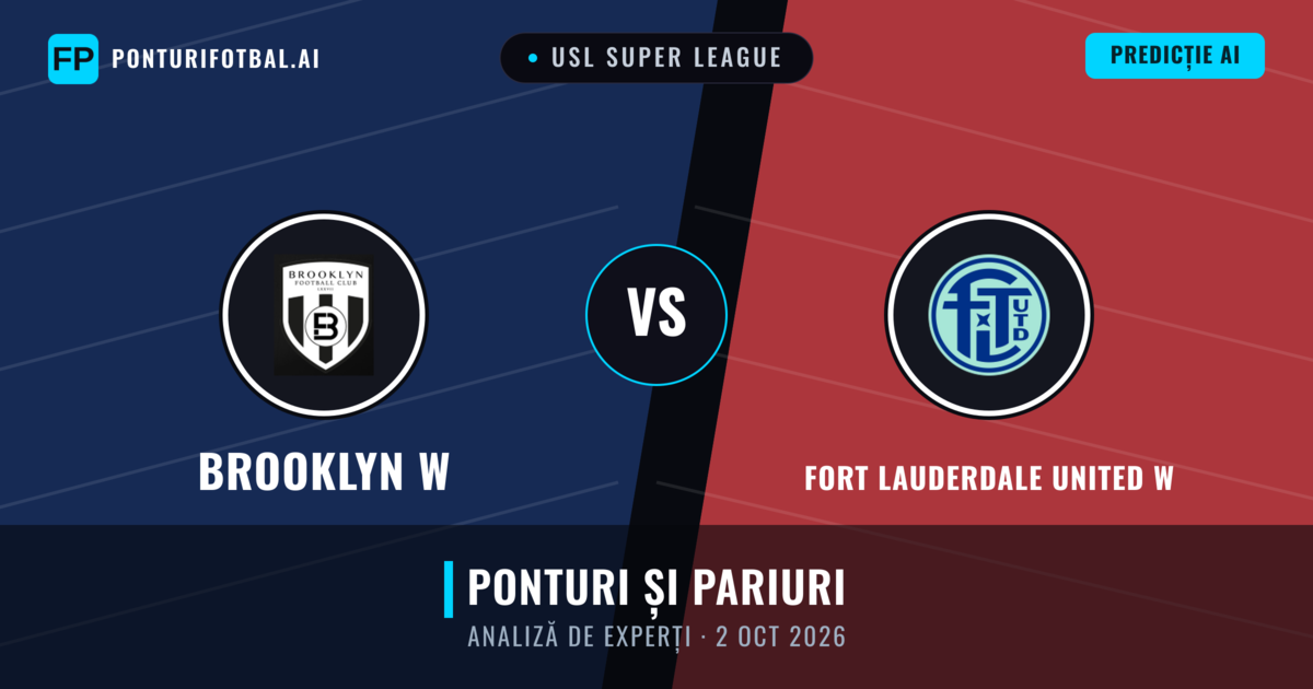 Brooklyn W vs Fort Lauderdale United W — pronostic și avancronică meci