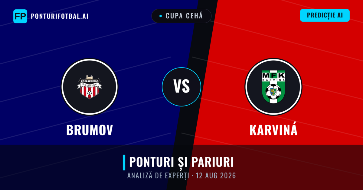Brumov vs Karviná — pronostic și avancronică meci