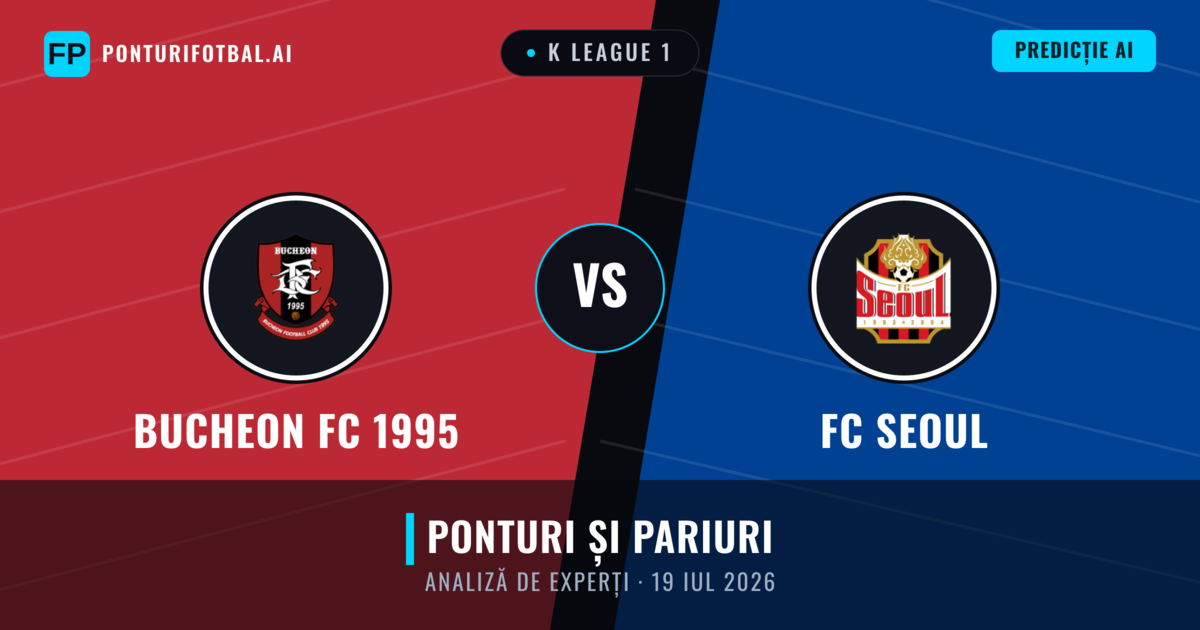 Bucheon FC 1995 vs FC Seoul — pronostic și avancronică meci