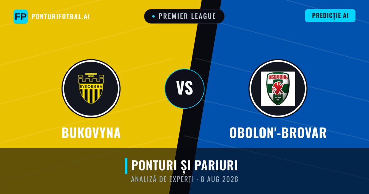 Bukovyna vs Obolon'-Brovar — pronostic și avancronică meci