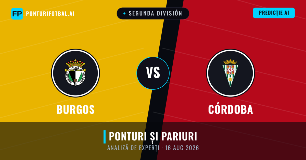 Burgos vs Córdoba — pronostic și avancronică meci